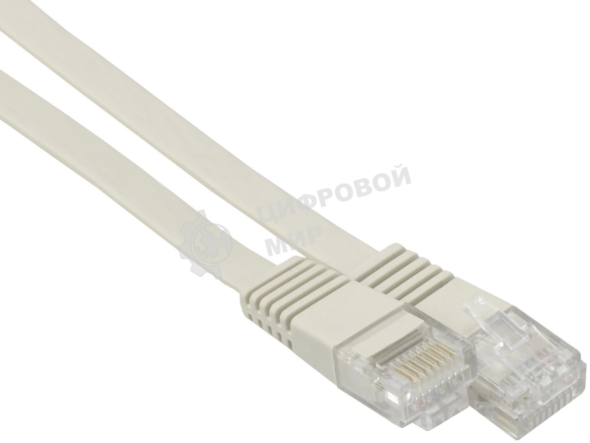 Патч-корд Buro cat.5e molded 0.5м серый RJ-45 (m)-RJ-45 (m)