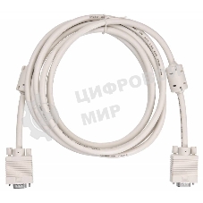 Кабель Buro CAB016S-10 VGA (m) VGA (m) 3м феррит.кольца серый