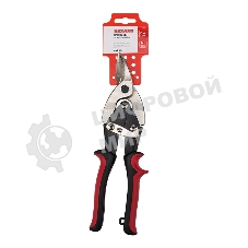 Ножницы по металлу левые Rexant 260 мм никелированные, двухкомпонентные рукоятки