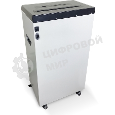 Шредер документов и медианосителей ГЕЛЕОС СП65-4, P-4 (4 ур-нь секр.), фрагмент 3,9х40мм, 30 лист (70г/м2), флеш-карты/CD/пл.карты/скрепки/скобы, 65 литров