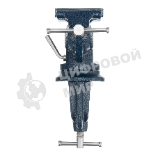 Тиски слесарные Сибртех, настольные, поворотные, ширина рабочих губок 50 мм, наковальня