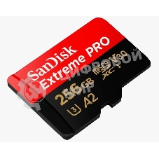 Флеш карта Sandisk Extreme Pro microSDXC 256Gb + SD Adapter + Rescue Pro Deluxe 200Mb/s