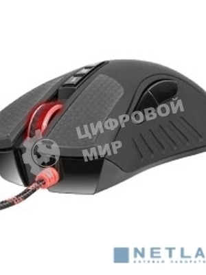 Мышь проводная A4Tech Bloody AL90 Blazing черный, 12000 dpi, USB, кнопки - 8