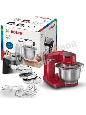 Кухонный комбайн Bosch MUMS2ER01 700Вт красный
