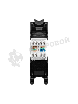 Модуль-вставка Keystone Jack RJ-45 ExeGate KJ-8P8C-U-C6A-180-TL (Кат.6A, неэкранированная, 180 градусов, IDC Toolless (без инструмента))