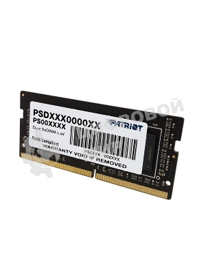Оперативная память Patriot Signature, DDR4, 32GB (1x32 GB), 3200 MHz, CL22, SO-DIMM