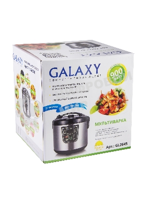 Мультиварка Galaxy Line GL 2645, черный с серебристым, 900 Вт, 11 программ