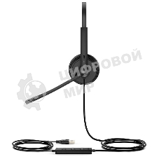 Гарнитура проводная Yealink UH34 Dual UC