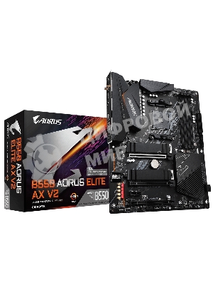 Материнская плата Gigabyte B650M AORUS ELITE AX, AM5, AMD B650, 4xDDR5, 4xSATA, 2xM.2, 1xPCI-E 5.0 x4, 1xPCI-E 4.0 x16, 1xHDMI, 1xDP, 1x 2.5Gb LAN, 4xUSB-A 2.0, 5xUSB-A 3.2 Gen 1, 2xUSB-A 3.2 Gen 2, 1xUSB-C 3.2 Gen 2, 2x3.5 мм, 7.1, Micro-ATX
