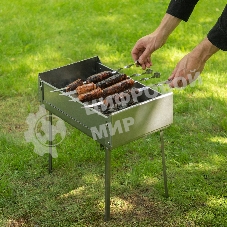 Мангал-дипломат Palisad Camping в сумке 410x280x125 мм, 1,5 мм, 6 шампуров в комплекте