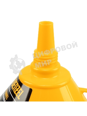 Воронка пластиковая Denzel 160 мм с металлическим ситом и гибким наконечником