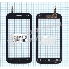 Сенсорное стекло (тачскрин) для Micromax A110Q Canvas 2 Plus черное