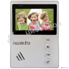 Видеодомофон Falcon Eye VISTA цветной, подключение 2-х вызывных панелей, без трубки (Hands Free), управление электрозамком, цвет корпуса: белый, нап