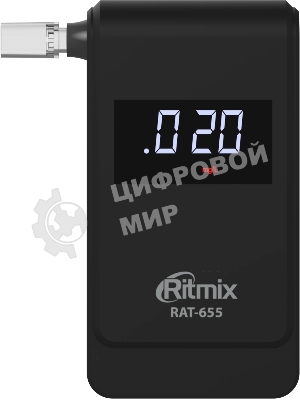 Алкотестер Ritmix RAT-655 электрохимический черный