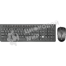 Комплект клавиатура+мышь Defender Columbia C-775 беспроводной, USB, 1600 DPI, чёрный