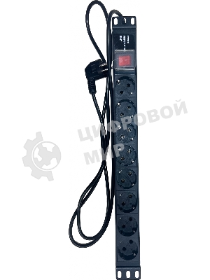 Блок распределения питания NTSS NTSS-PDU-DA2034 гор.размещ. 8x базовые 16A Schuko 2м