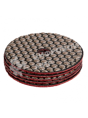 Круг алмазный гибкий Matrix шлифовальный, 100 мм, P50, сухое шлифование, 5 шт