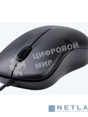 Мышь проводная A4Tech OP-560NU черный, 1200 dpi, USB, кнопки - 3