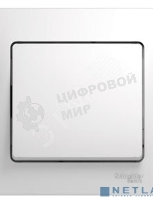 Выключатель 1-кл. СП Glossa 10А IP20 10AX в сборе белый SchE GSL000112