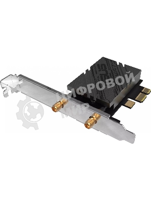 Сетевой адаптер Wi-Fi + Bluetooth Asus PCE-BE92BT BE9400 PCI Express (ант.внеш.несъем.) 2ант.