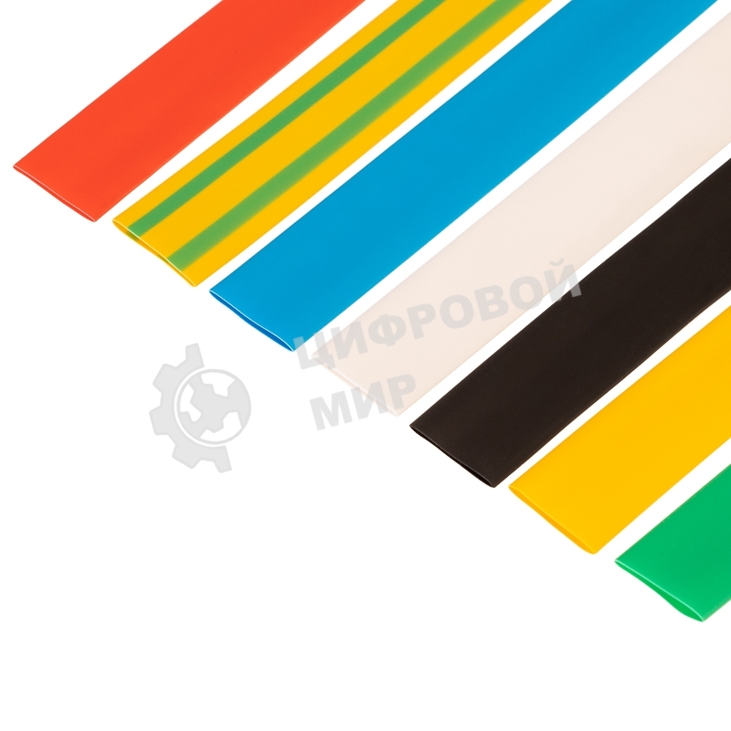 Набор термоусаживаемых трубок Rexant №17 ТУТ нг 10/5 мм, 7 цветов (упак. 21 шт. по 10 см)