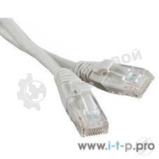 Патч-корд Hyperline PC-LPM-UTP-RJ45-RJ45-C6-10M-LSZH-GY Патч-корд U/UTP, Cat.6, LSZH, 10 м, серый