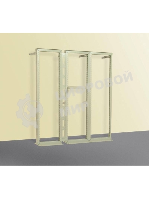 Вертикальный кабельный органайзер для стойки внешний с окнами, ширина 95мм 42U (ВКО-СТК-42)