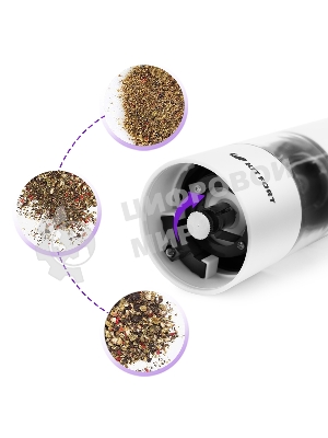 Мельница для специй Kitfort Материал пластик.Комплектация 2 шт.