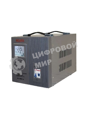 Стабилизатор напряжения АСН-5000/1-Ц 1ф 5кВт IP20 релейный Ресанта 63/6/6