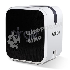 Очиститель воздуха Airgle AG300 белый, 40 Вт, 15 м², HEPA-фильтр, угольный фильтр, фотокаталитический фильтр