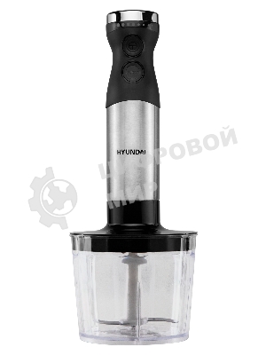 Блендер погружной Hyundai HYB-H3824 800 Вт, серебристый/черный