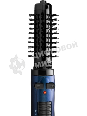 Фен-щётка Hyundai H-HB0110 синий, 1000 Вт, ионизация, 40/50 мм