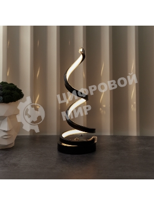 Светильник декоративный Spiral Trio, LED, 2Вт, 3000К, 5В, черный Rexant