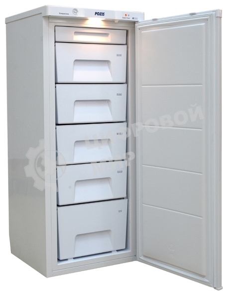 Морозильная Камера Pozis FV-115 серебристый, 163л, 6 ящиков