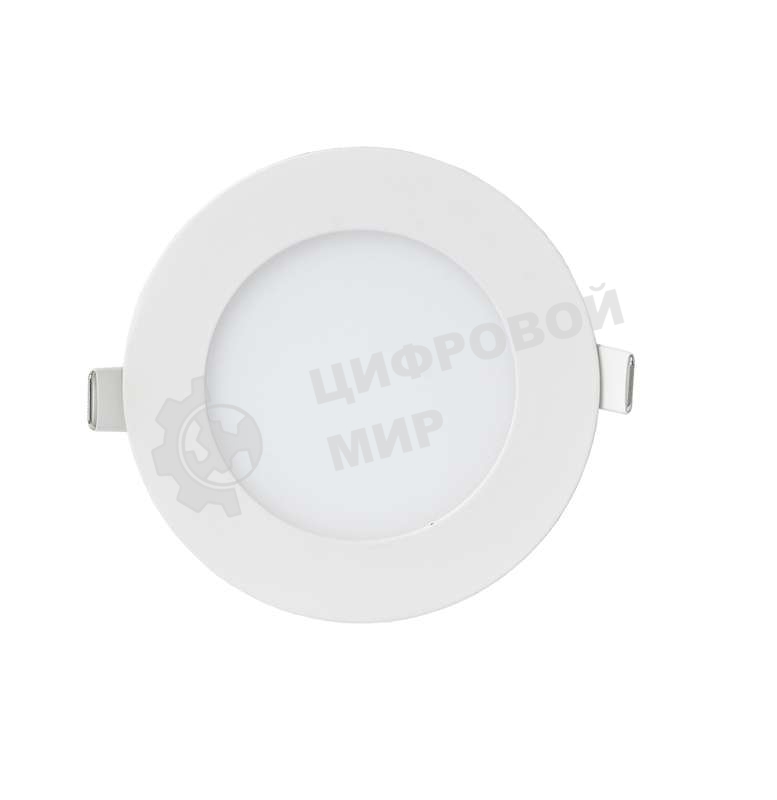 Светильник ДВО RLP-eco 6Вт 230В 4000К 420Лм 120/100мм IP40 бел. IN HOME 4690612009995