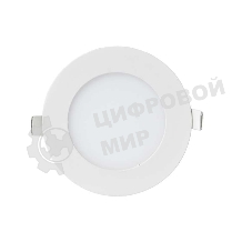 Светильник ДВО RLP-eco 6Вт 230В 4000К 420Лм 120/100мм IP40 бел. IN HOME 4690612009995