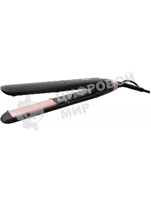 Выпрямитель для волос Philips BHS378/00 черный/розовый, 28 мм, 230 °C, 6 режимов