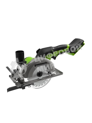 Циркулярная пила аккумуляторная GreenWorks G24MCS 24В, бесщеточная, без АКБ и ЗУ (1501207)