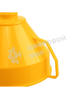 Воронка пластиковая Denzel 160 мм с металлическим ситом и гибким наконечником