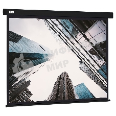 Экран Cactus 124.5x221 см Wallscreen CS-PSW-124X221-BK 16:9 настенно-потолочный рулонный черный