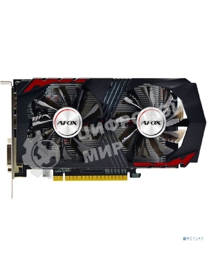 Видеокарта AFOX Geforce GTX1050 4Gb GDDR5 128Bit DVI/HDMI/DP LP Dual Fan (AF1050-4096D5H4-V2)