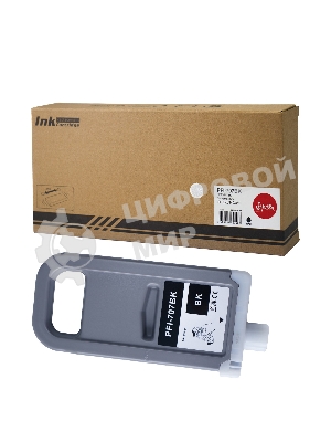 Картридж струйный Sakura 9821B001 (PFI-707BK) для Canon, черный, 700 мл.