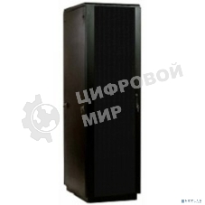 Шкаф телекоммуникационный напольный ЦМО ЭКОНОМ 42U (800 х 800) дверь перфорированная 2 шт., черный (ШТК-Э-42.8.8-44АА-9005)