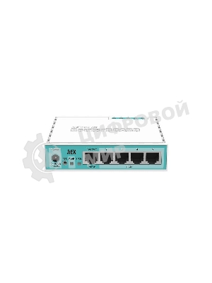 Роутер MikroTik RB750Gr3 hEX (RouterOS L4) with power supply and case 5 port 10/100/1000 гигабитный высокопроизводительный Ethernet