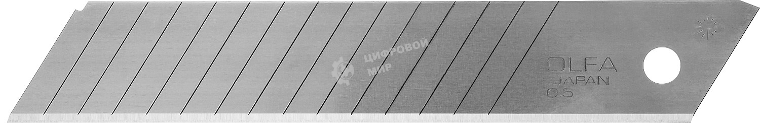 Лезвия для канцелярского ножа OLFA OL-LBD-10 18мм
