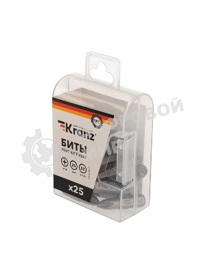 Бита Kranz PH2х25 мм для шуруповерта (упак. 25 шт.)