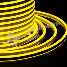 Гибкий неон Neon-night SMD 8х16 мм, двухсторонний, желтый, 120 LED/м, бухта 100 м (с комплектом подключения)