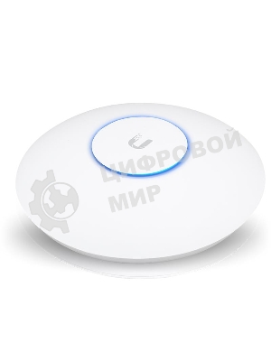 Сетевое оборудование UBIQUITI UAP-AC-HD Точка доступа 2.4+5 ГГц, ac Wave2, 4х4 MU-MIMO, 802.3at, 2х 1G Ethernet