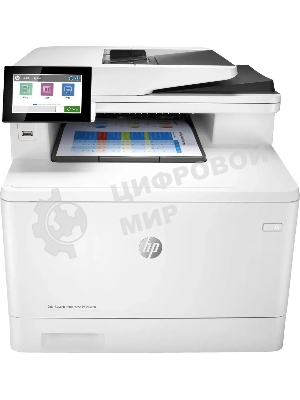МФУ лазерное HP Color LaserJet Pro M480f (3QA55A), A4, цветной, печ. до 27 стр/мин., скан. до 29 стр/мин. (ч/б) 20 стр/мин. (цвет), 600 x 600 dpi, USB, RJ-45, Air Print, Mopria