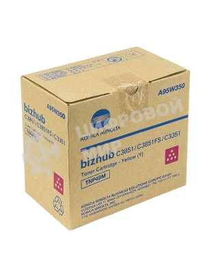 Тонер-картридж Konica-Minolta bizhub C3351/C3851 красный TNP-49M